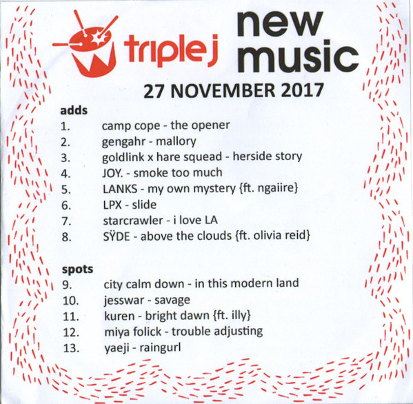New Music 27 November 2017