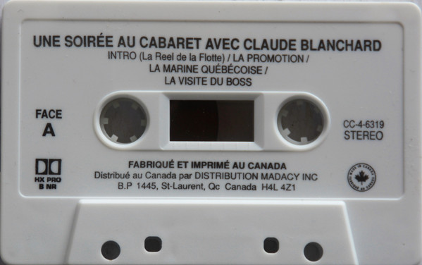 Une Soirée Au Cabaret Avec Claude Blanchard
