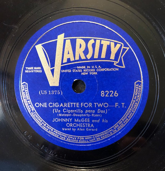 One Cigarette For Two / A Lover's Lullaby
