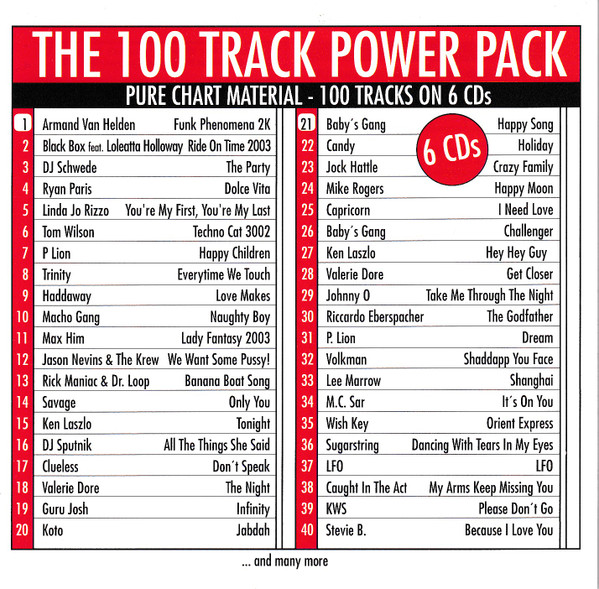 The 100 Track Power Pack