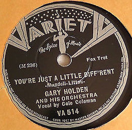 You're Just A Little Diff'rent / You Can't Take It With You