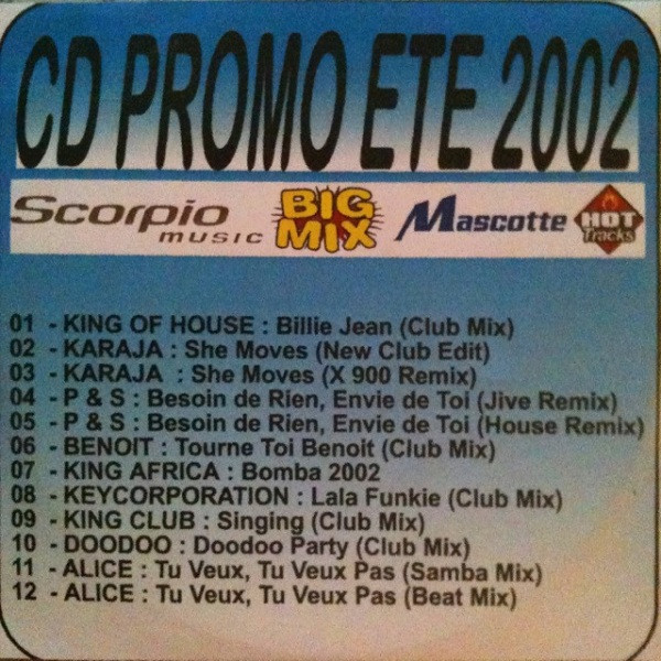 Cd Promo Eté 2002