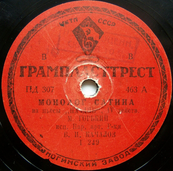 Монолог Сатина Из Пьесы "На Дне", IV Действ.