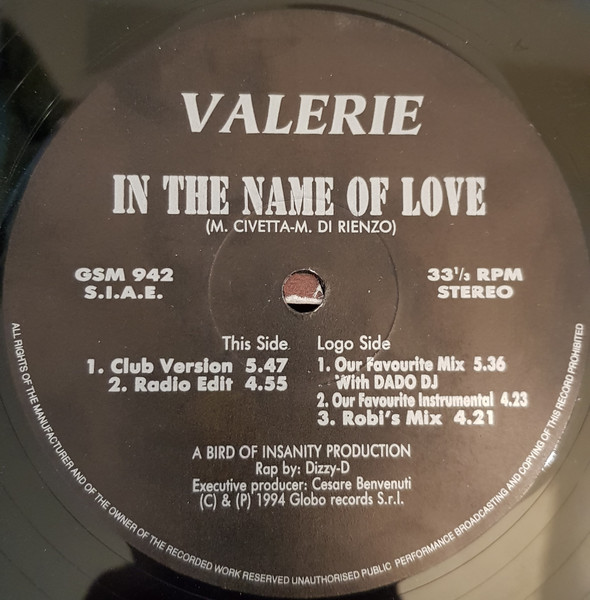 In The Name Of Love