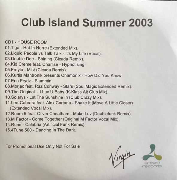 Club Island Summer 2003