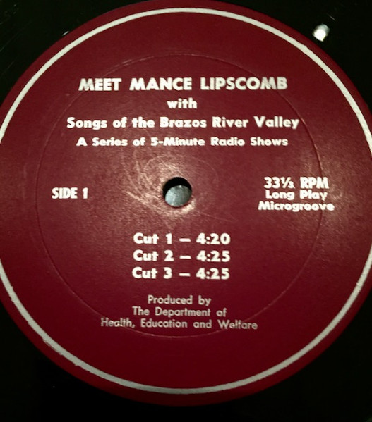 Meet Mance Lipscomb With Songs Of The Brazos River Valley