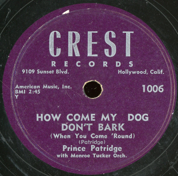How Come My Dog Don't Bark / Choosing A Career