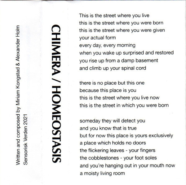 Chimera / Homeostasis