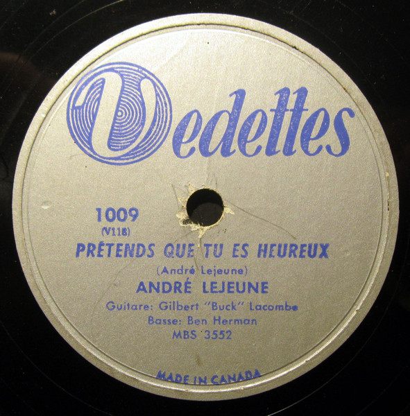 Prétends Que Tu Es Heureux / Reviens