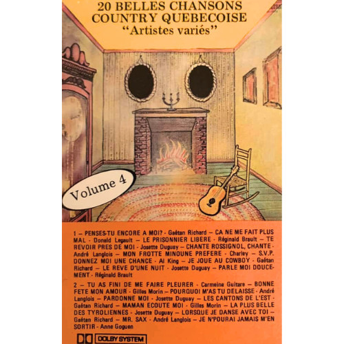 20 Belles Chansons Country Québécoises - Volume 4