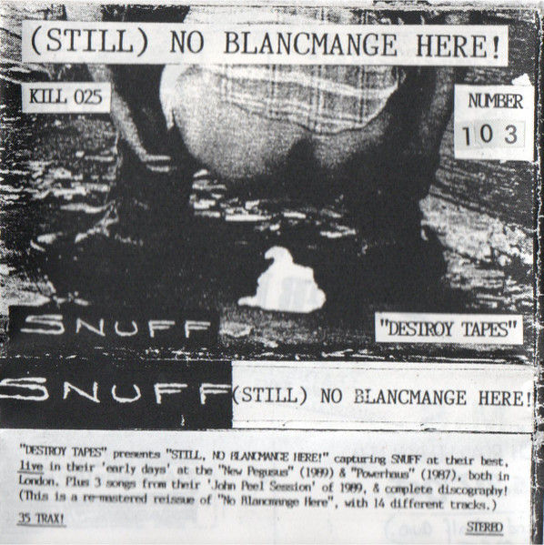 (Still) No Blancmange Here!