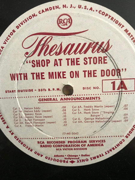 Shop At The Store With The Mike On The Door