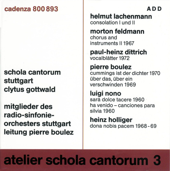 Atelier Schola Cantorum