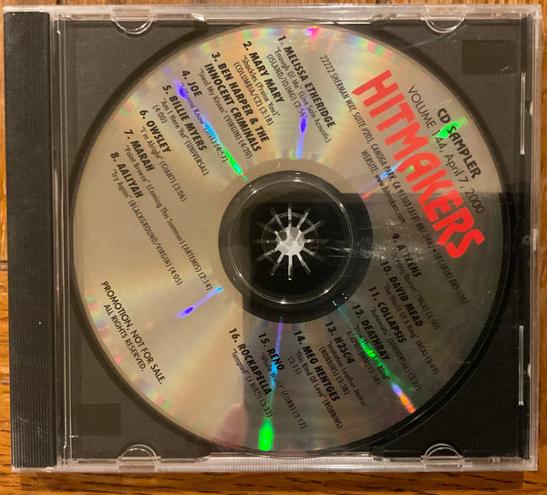 Hitmakers Top 40 CD Sampler Volume 144 April 7, 2000