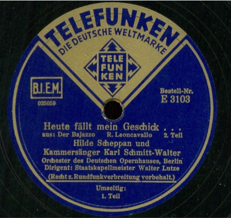 Heute Fällt Mein Geschick = Decidi Il Mio Destin