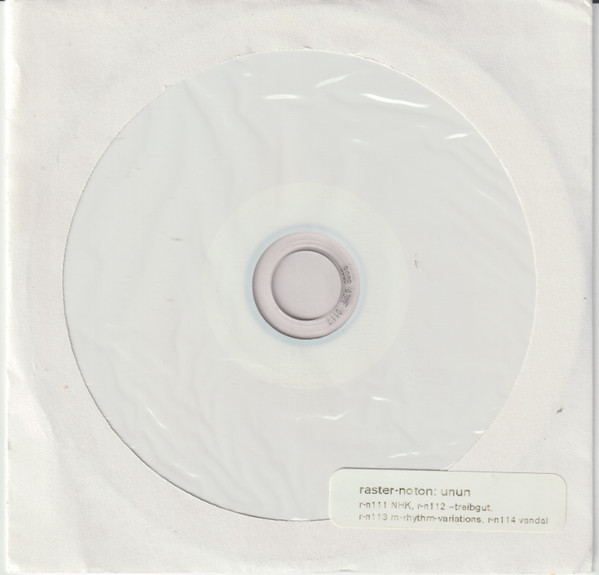 Raster-Noton: Unun