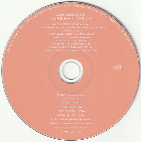 Sony Music Radio Sampler 2004 #1
