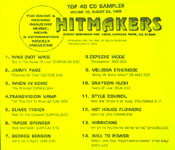 Hitmakers Top 40 CD Sampler Vol. 10 August 26, 1988
