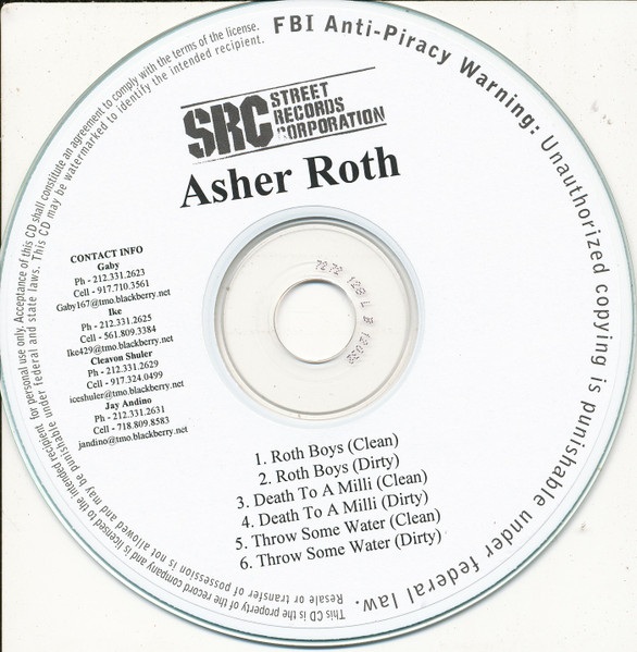 Roth Boys / Death To A Milli / Throw Some Water