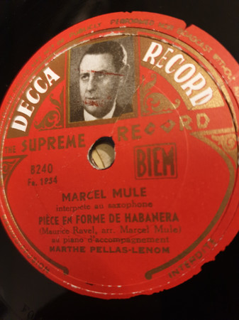 Piéce En Forme De Habanera / Pavane Et Menuet Vif