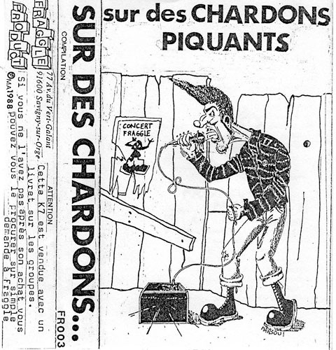 Sur Des Chardons Piquants