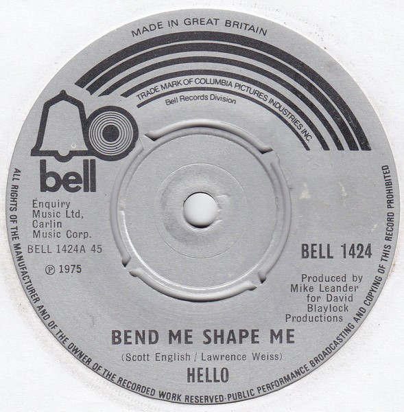 Bend Me Shape Me