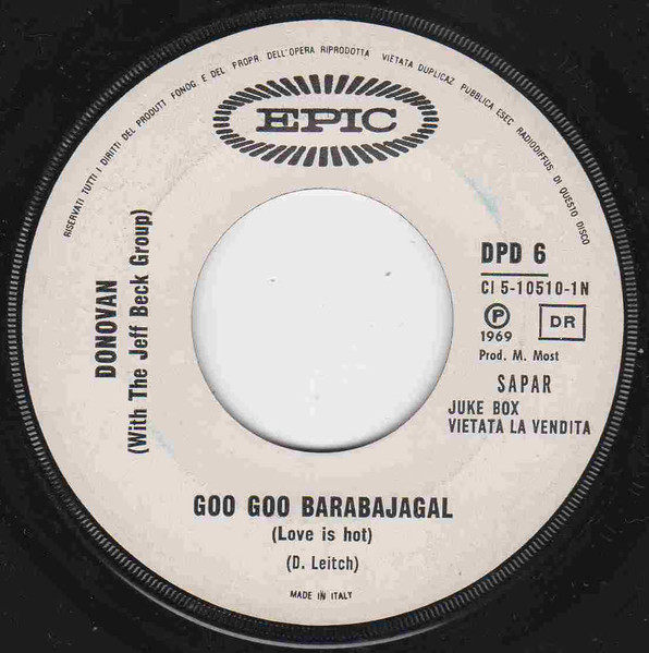 Goo Goo Barabajagal (Love Is Hot)  / Io Dissi Si