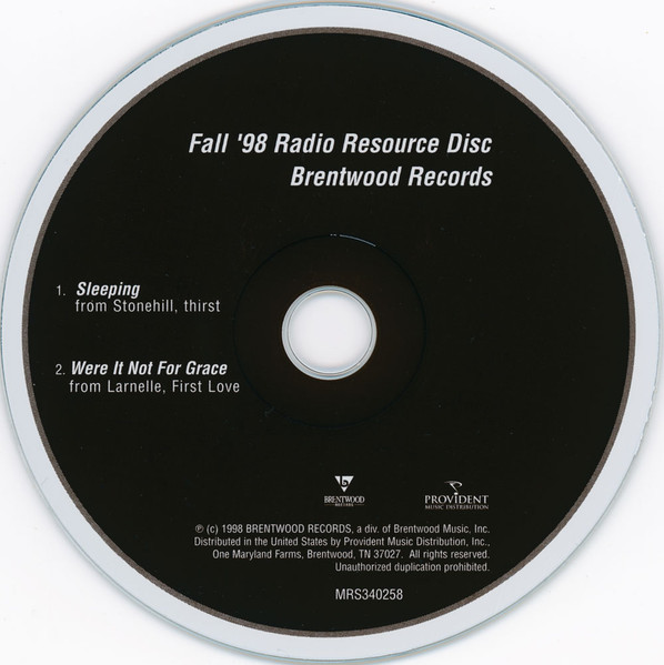 Fall '98 Radio Resource Disc Brentwood Records