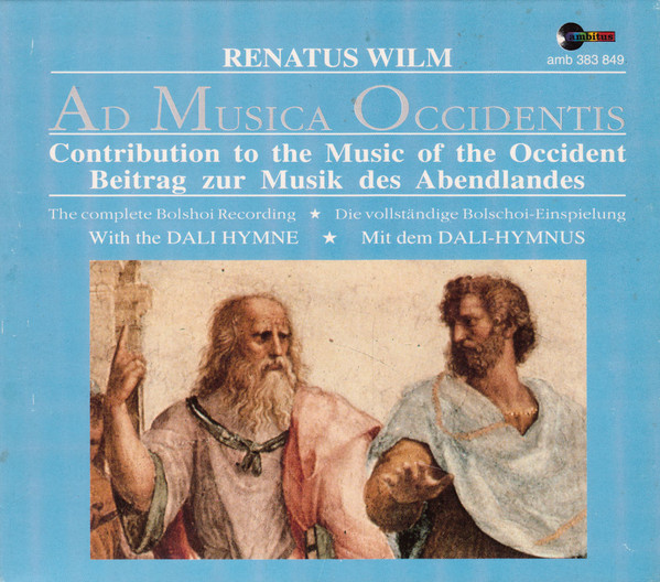 Ad Musica Occidentis / Contribution To The Music Of The Occident = Beitrag Zur Musik Des Abendlandes