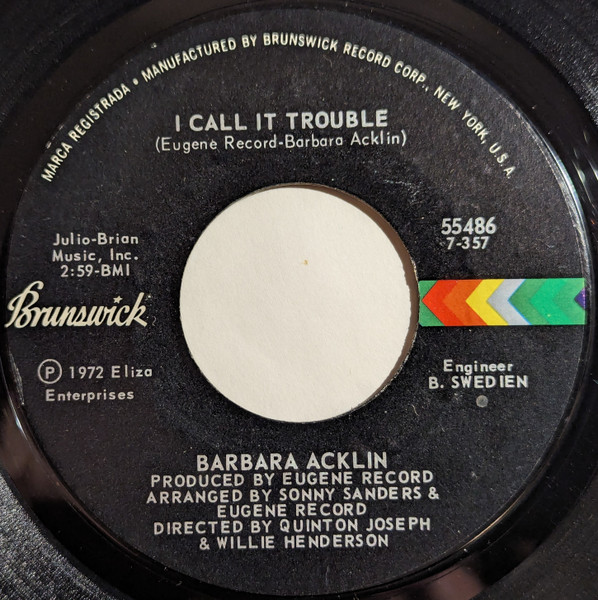 I Call It Trouble / Love, You Are Mine Today