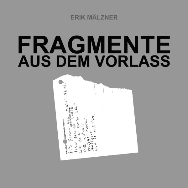 Fragmente Aus Dem Vorlass