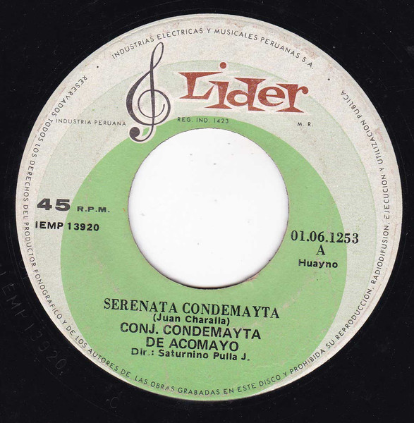Serenata Condemayta / Rio Rionchallay