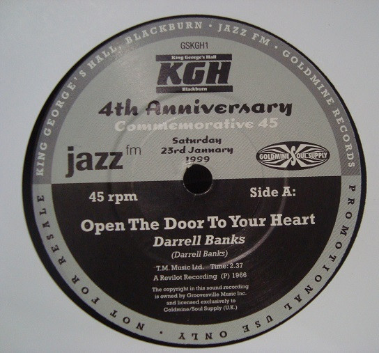 Open The Door To Your Heart / That's When I'll Stop Loving You