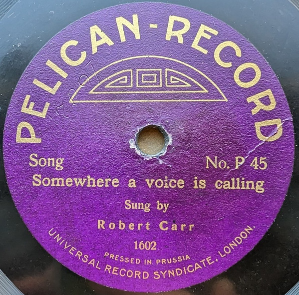 Somewhere A Voice Is Calling / I Shall Never Cease To Love You