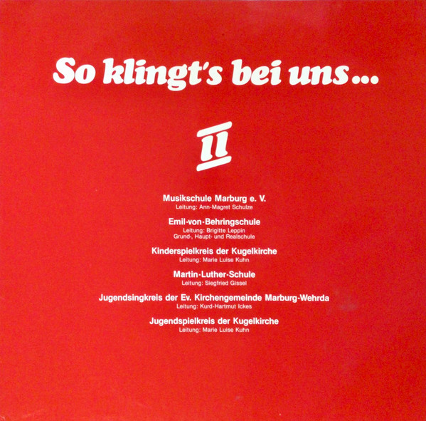 So Klingt's Bei Uns ... II