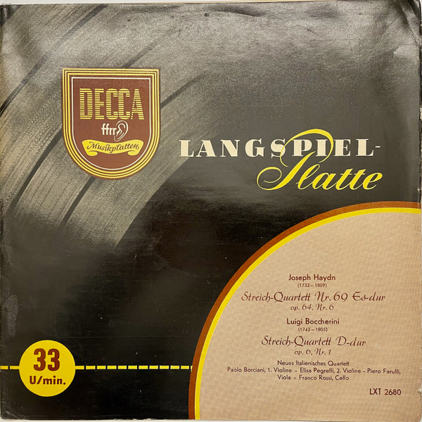 Streich-Quartett Nr. 69 Es Dur Op. 64, Nr. 6, Streich-Quartett D-Dur Op. 6, Nr. 1
