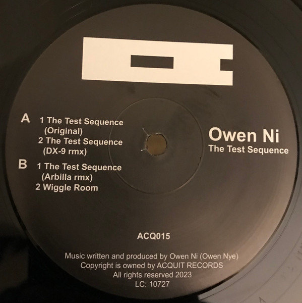 The Test Sequence 