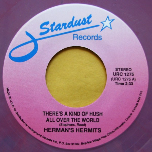 There's A Kind Of Hush All Over The World / No Milk Today