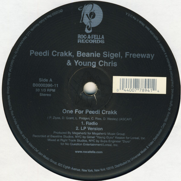 One For Peedi Crakk