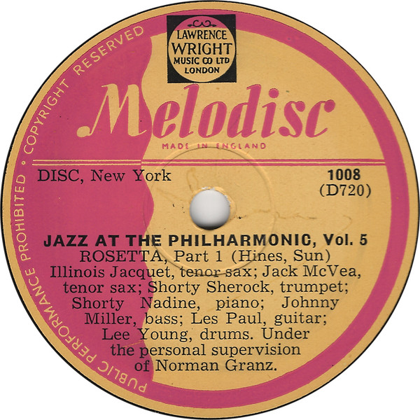 Jazz At The Philharmonic Volume 5