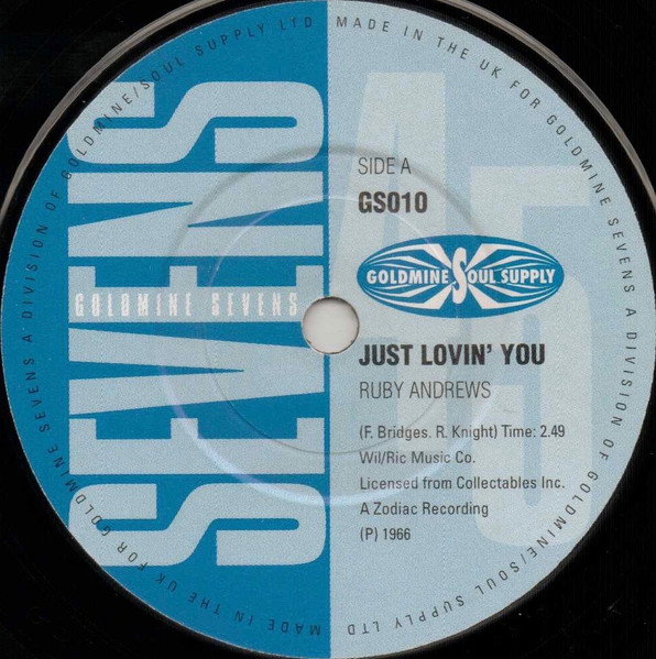 Just Lovin' You / Seven Day Lover