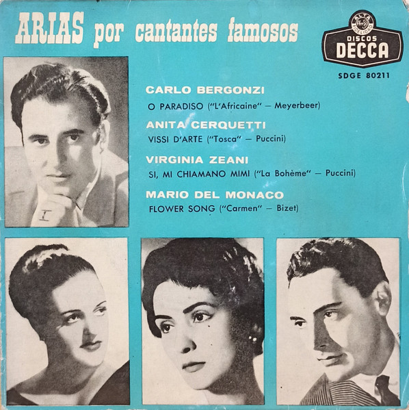 Arias Por Cantantes Famosos