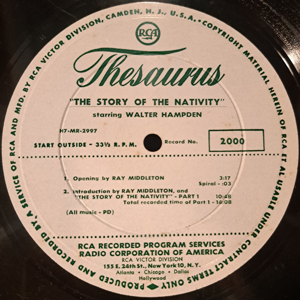 "The Story Of The Nativity" / Santa Claus Rides Again - Part 1