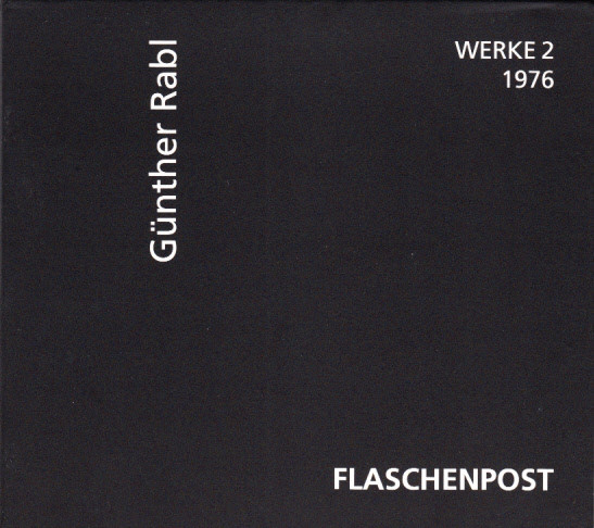 Werke 2 - 1976 - Flaschenpost