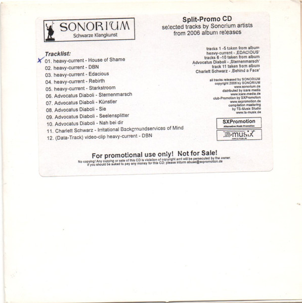 Split-Promo CD