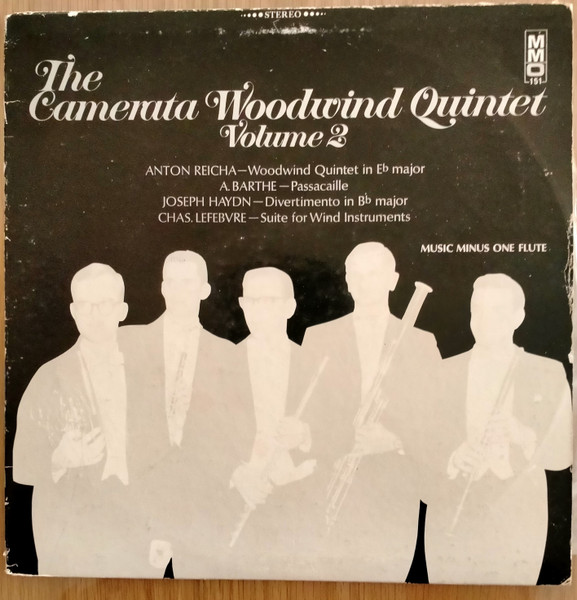 Camerata Woodwind Quintet Volume 2 (Music Minus One Flute)