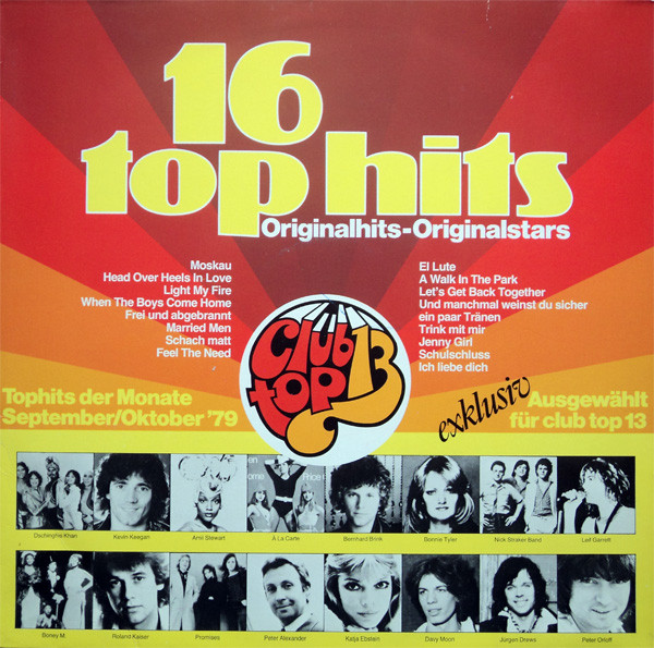 16 Top Hits - Tophits Der Monate September/Oktober '79
