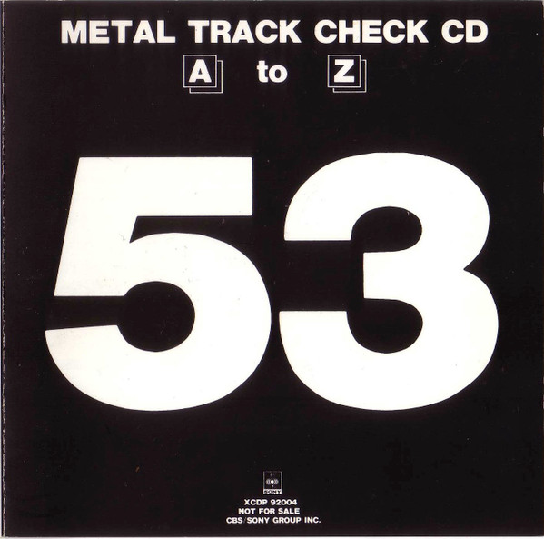 Metal Track Check CD A To Z 53