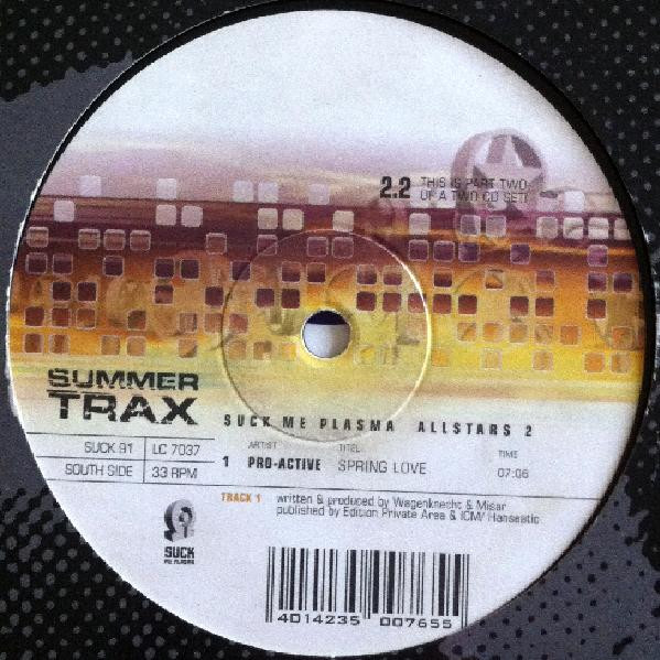 Suck Me Plasma Allstars - Summer Trax 2.2