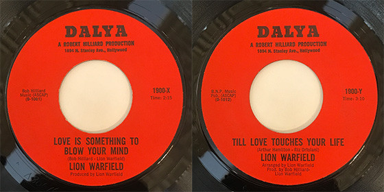 Till Love Touches Your Life / Love Is Something To Blow Your Mind 